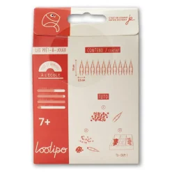 Loolipo Set 10 pinzas motricidad color surtido para perlas de agua