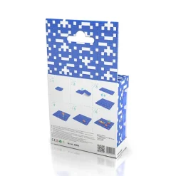 Meli Set 6 placas base basic color azul soporte construcciones