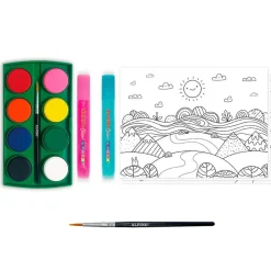 Alpino Set Aquarelle decora con acuarelas