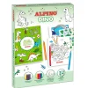Alpino Set dino decora con rotuladores y pegatinas