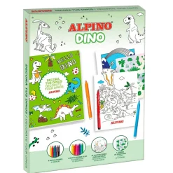 Alpino Set dino decora con rotuladores y pegatinas