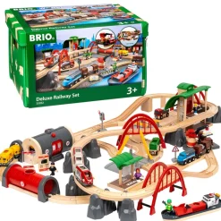 Brio Set circuito de tren deluxe madera