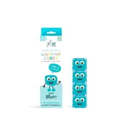Glopals Set cubos azules con luz 4 unidades Glo Pals