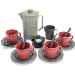Dantoy Set de café Eco Green Bean 17 piezas (Colores surtidos)