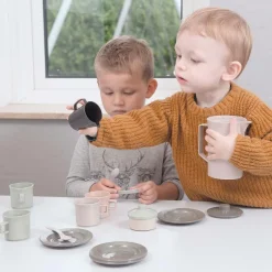 Dantoy Set de café Eco Green Bean 17 piezas (Colores surtidos)