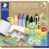 Staedtler Set de dibujo Noris junior 6 ceras de colores, lápiz y librito de actividades
