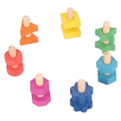 Tickit Set de tornillos y tuercas de madera