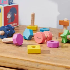 Tickit Set de tornillos y tuercas de madera