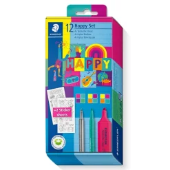 Staedtler Set Happy Line 12 pzas escribe y colorea