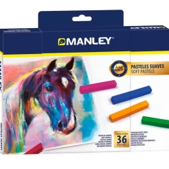 Manley Set pasteles suaves 36 colores