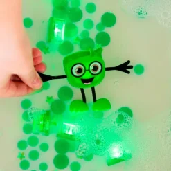 Glopals Set personaje Pippa y 2 cubos verdes con luz Glo Pals