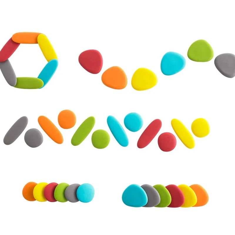 Edx Set piedras junior colores tierra