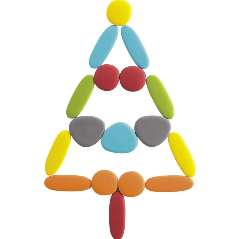 Edx Set piedras junior colores tierra