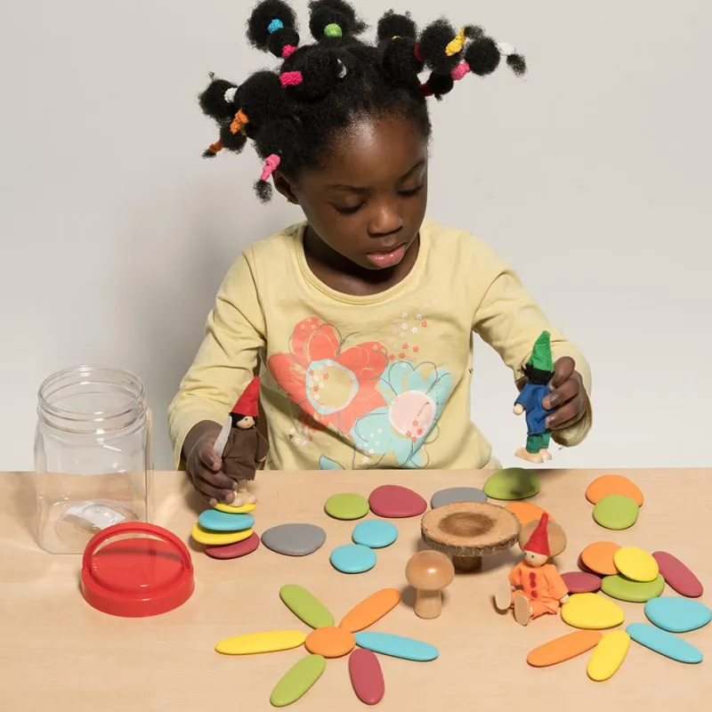 Edx Set piedras junior colores tierra