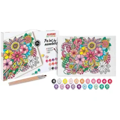 Alpino Set pinta por números acrílico 21col. 3ml Color Experience con lienzo