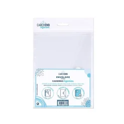 Carchivo Sobre PP A5 para bloc Ingeniox transparente con cierre de velcro