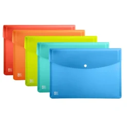 Oxford Sobre tamaño A4 PP Urban colores surtidos