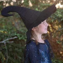 Great Pretenders Sombrero de bruja negro