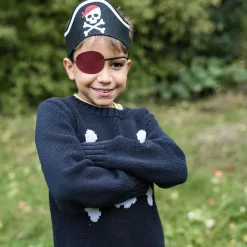 Great Pretenders Sombrero pirata tipo banda para cabeza con parche