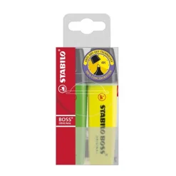 Stabilo Boss marcador 2 unidades colores surtidos