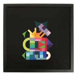 Grimm´s Tablero negro magnético 50x50cm