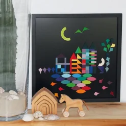 Grimm´s Tablero negro magnético 50x50cm