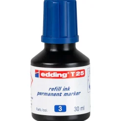 Edding Tintero azul frasco de 30ml