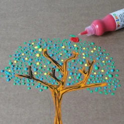 Primo Témpera 8 colores flúor y metalizados 50ml.