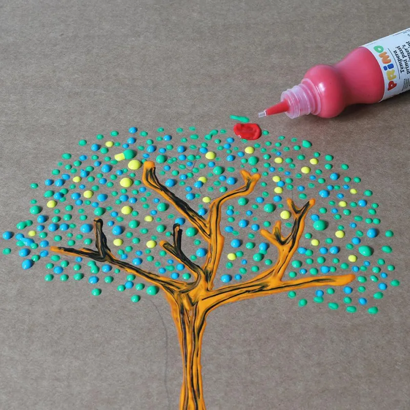 Primo Témpera 8 colores flúor y metalizados 50ml.