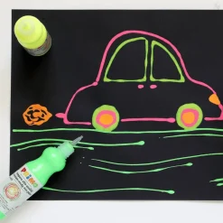 Primo Témpera 8 colores flúor y metalizados 50ml.