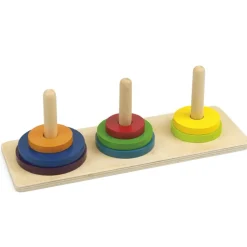 Andreu Toys Torre de Hanoi madera juego lógica